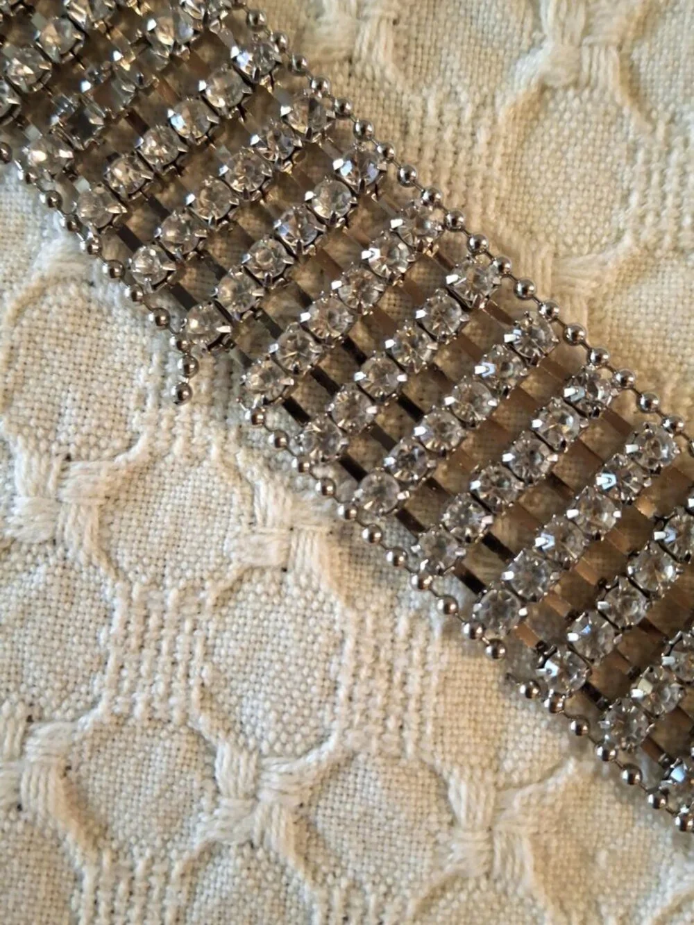 Lot of Four Chain and Rhinestone Belts